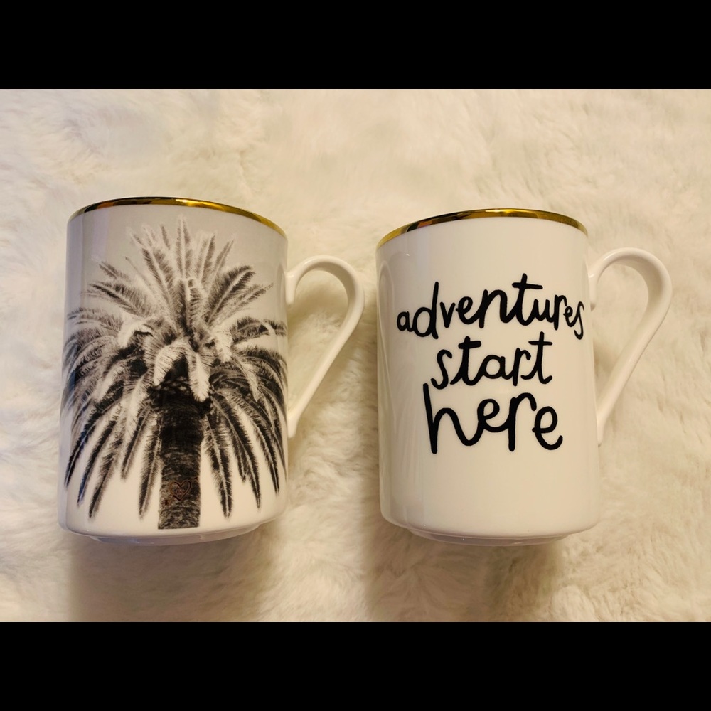 Brand New in Box Kate Spade Set of 2 Mugs